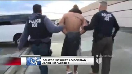 Consecuencia migratoria por delitos menores.