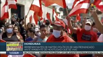 Representantes de partidos políticos piden alto a la violencia en Honduras
