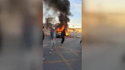 Actos de gran violencia en el conflicto del metal en Cádiz