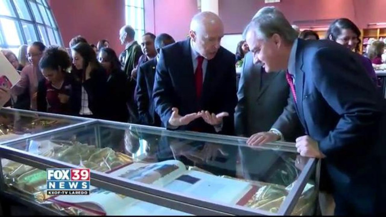 TAMIU receives unique Bible