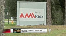 Escuela pública podría ser cerrada en Pasco