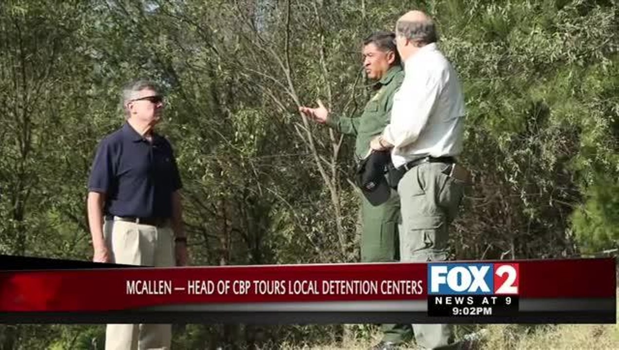 CBP Commissioner Tours McAllen Immigrant Detention Center