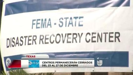 FEMA permanecerá cerrado del 23 al 27 de Diciembre