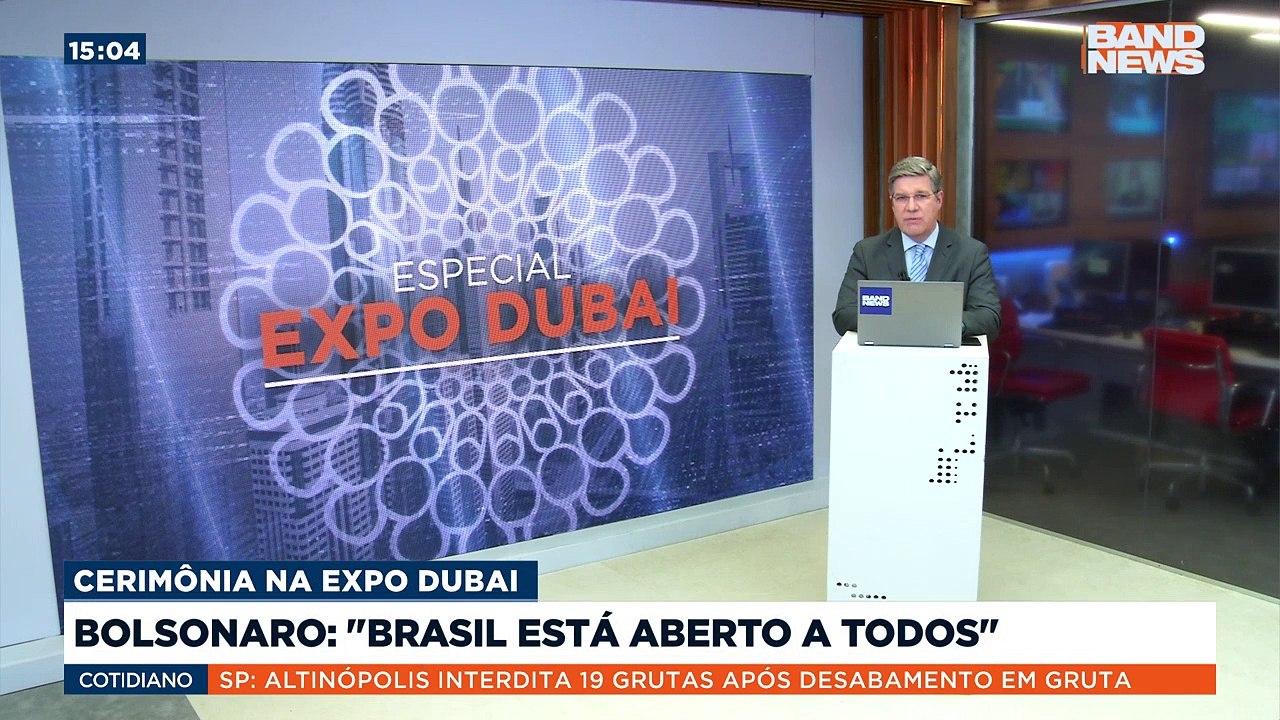 Nos Emirados Árabes Unidos, o presidente Jair Bolsonaro participou hoje (15) de uma audiência ao lado do príncipe herdeiro de Abu Dhabi, Mohamed Bin Zayed.Saiba mais em youtube.com.br/bandjornalismo