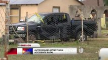 Autoridades investigan accidente fatal en Mission