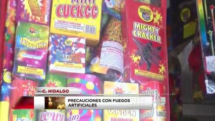 Precauciones con fuegos artificiales