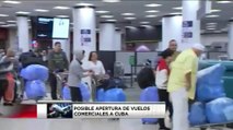 Posible apertura de vuelos comerciales a Cuba