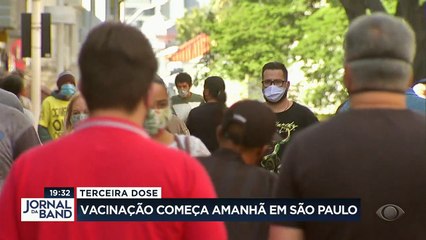 Os estados começam a se preparar para aplicar a dose de reforço da vacina contra a covid. Em São Paulo, a vacinação começa amanhã.
