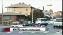 Investigan posible homicidio en el área de Sunset Heights.