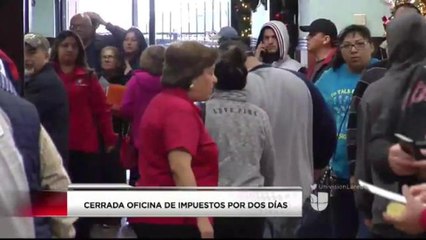 Oficina de Impuestos Estará Cerrada