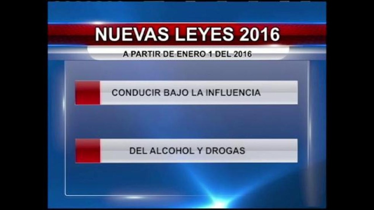 Las nuevas leyes del DMV