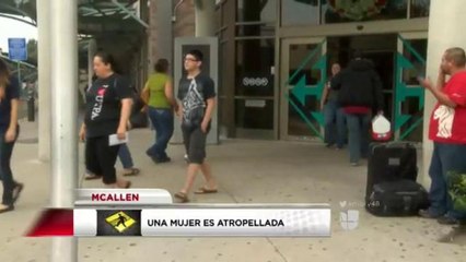 Una Mujer es atropellada en McAllen