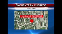 Encuentra dos cuerpos en residencia de Santa Cruz