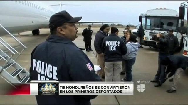 115 hondureños se convirtieron en los primeros deportados
