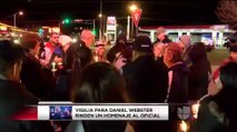 Organizan tributo para el oficial Daniel Webster