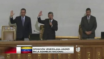 Oposición venezolana asumió la mayoría en la Asamblea Nacional