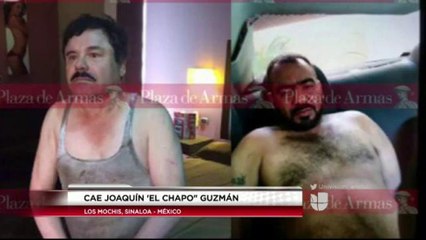 Recapturan a JoaquÍn "El Chapo" Guzmán