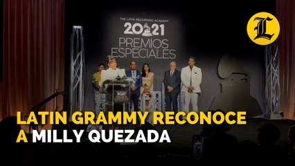 Latin Grammy reconoce a Milly Quezada