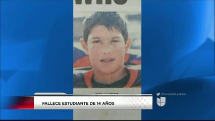 Fallece Estudiante de 14 años de edad