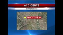 Accidente fatal carretera 154