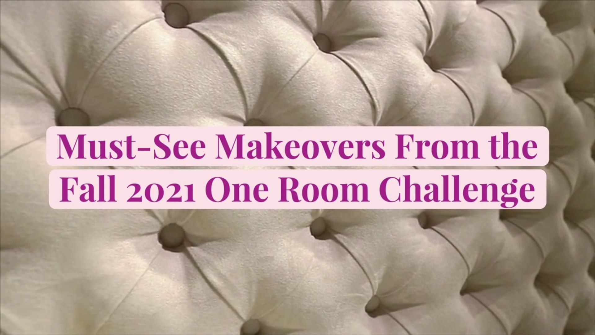 ⁣Must-See Makeovers from the Fall 2021 One Room Challenge