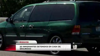 Download Video: 20 inmigrantes detenidos en casa de seguridad en Mission