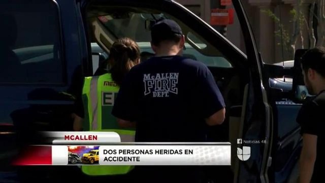 Dos personas heridas en Accidente de McAllen