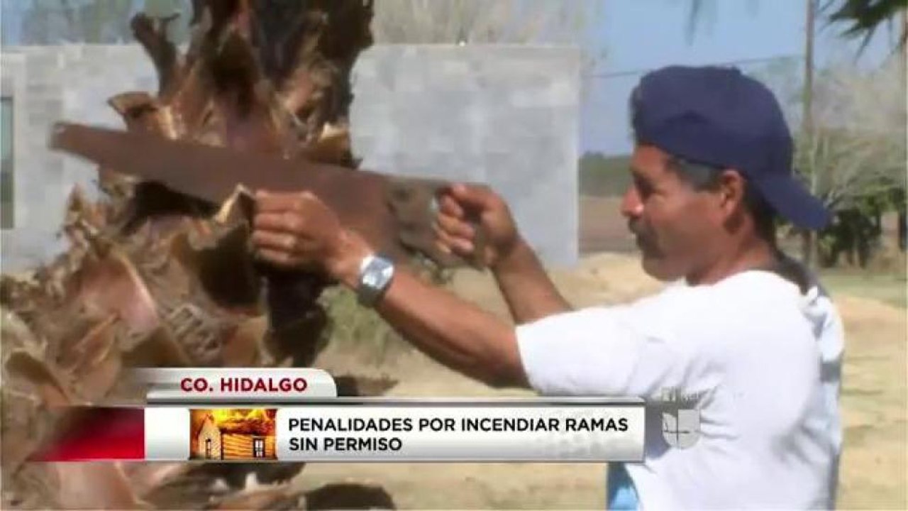 Multas por incendiar ramas sin permiso
