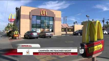 McDonalds del Valle Imperial inician campaña en apoyo a la educación