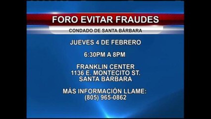 Seminario para evitar estafas en Santa Bárbara