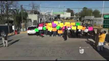 Cierran Puentes por protestas en Miguel Alemán