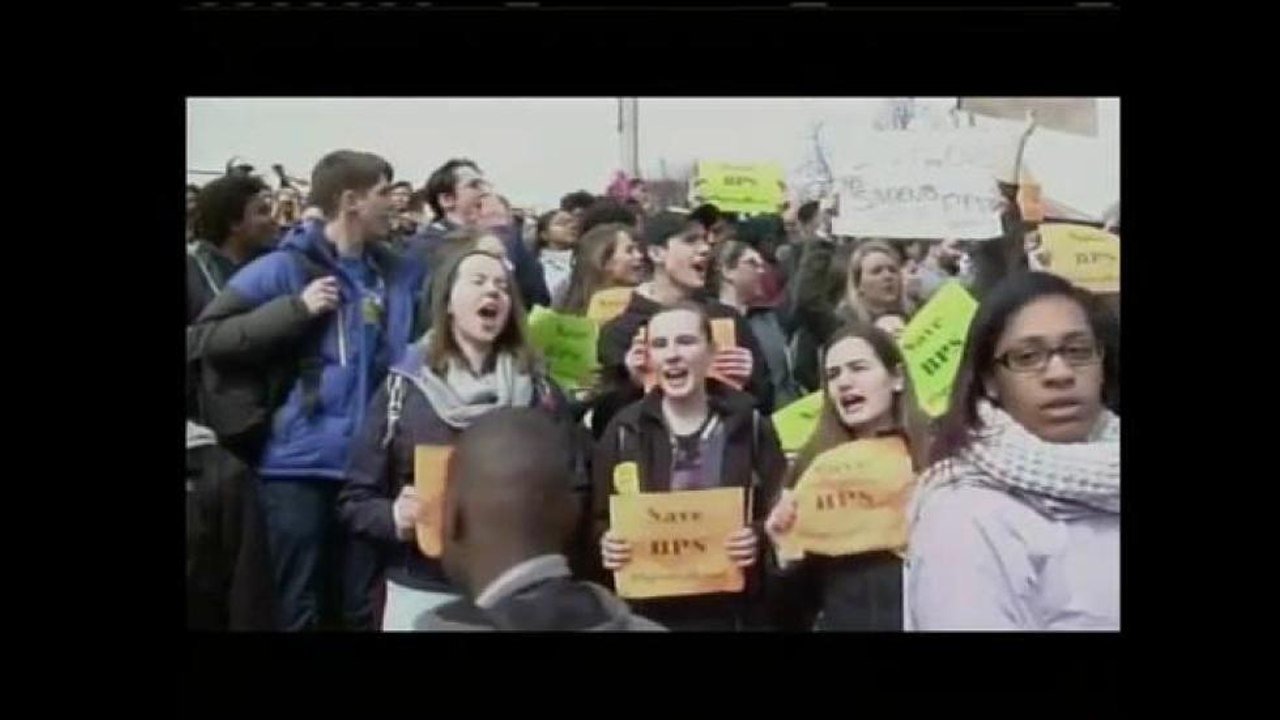 Estudiantes protestan