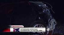 Autoridades investigan accidente en las vías del tren en Brownsville