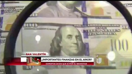 Importantes las finanzas en el amor