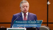 Presupuesto no es excusa para que instituciones públicas incumplan obligaciones: Zaldívar