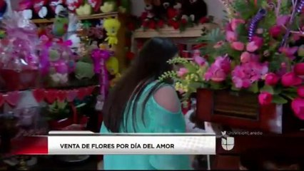 Venta de Flores en el Día de San Valentín