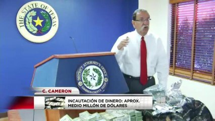 Incautación de dinero con valor aproximado de medio millón de dólares
