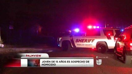 Joven de 15 años es sospechoso de homicidio en Palmview