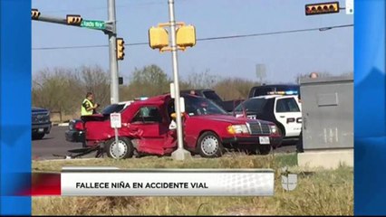 Fallece Niña en Accidente Vial