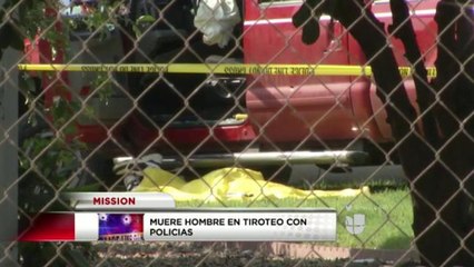 Muere hombre en tiroteo con policías en Mission