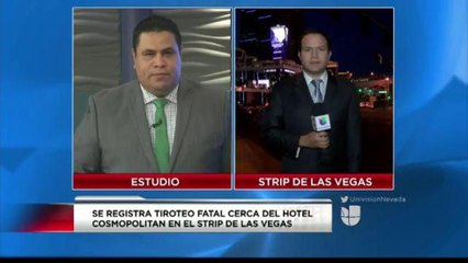 Se Registra Tiroteo Fatal cerca de Hotel Cosmopolitan en el Strip de Las Vegas