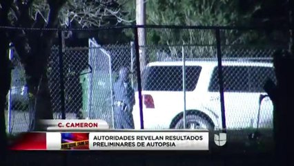 Autoridades revelan resultados preliminares de autopsia en Cameron
