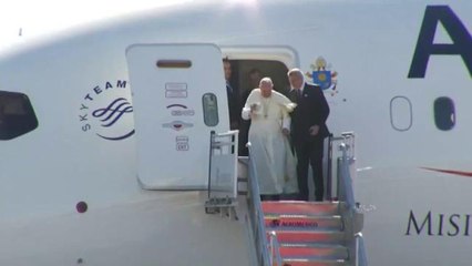 Arribo de Papa Francisco a Juárez