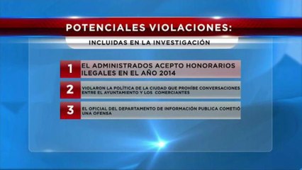 Fiscal del distrito interviene en investigación contra funcionaros de la ciudad