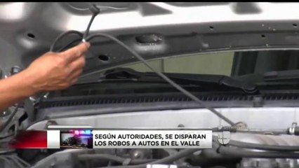Aumento en Hurtos de Autos en el Valle
