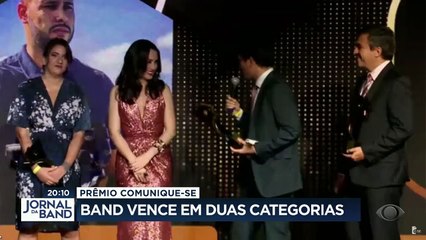 A Band venceu em duas categorias do Comunique-se, uma das principais premiações do jornalismo brasileiro.