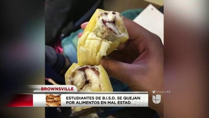 Estudiantes se quejan por alimentos en mal estado en Brownsville