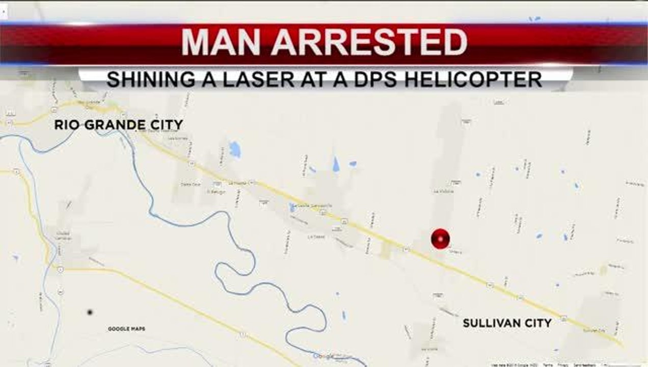 Man Arrested after Shining Laser at DPS Helicopter