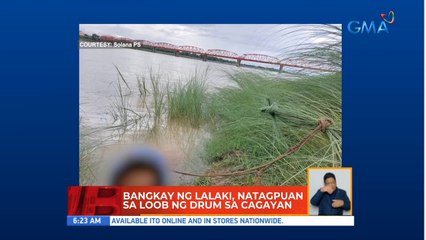 Bangkay ng lalaki, natagpuan sa loob ng drum sa Cagayan | UB