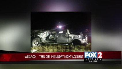 Teenager Killed in Crash